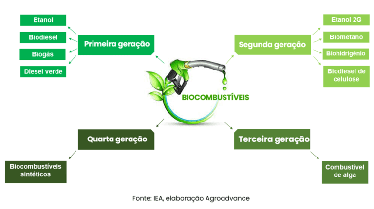 Biocombustíveis: conheça as 4 gerações