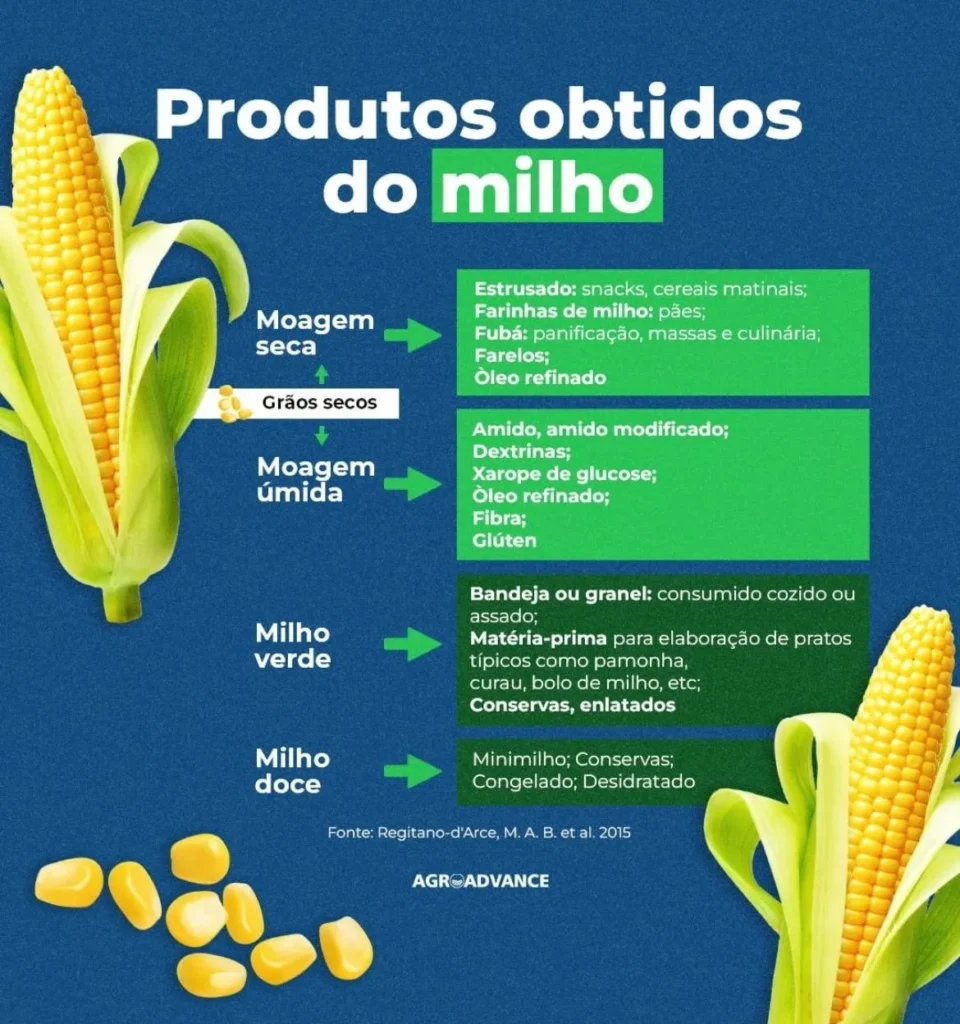 produtos derivados do milho