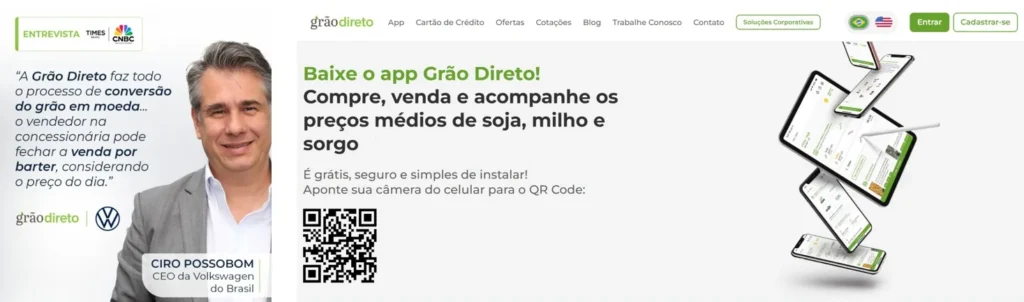grão direto