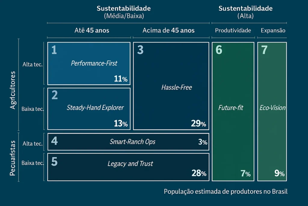 sete perfis do produtor rural brasileiro em 2025