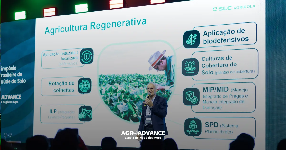 Agricultura Regenerativa Aurelio pavinato simposio brasileiro de saúde do solo