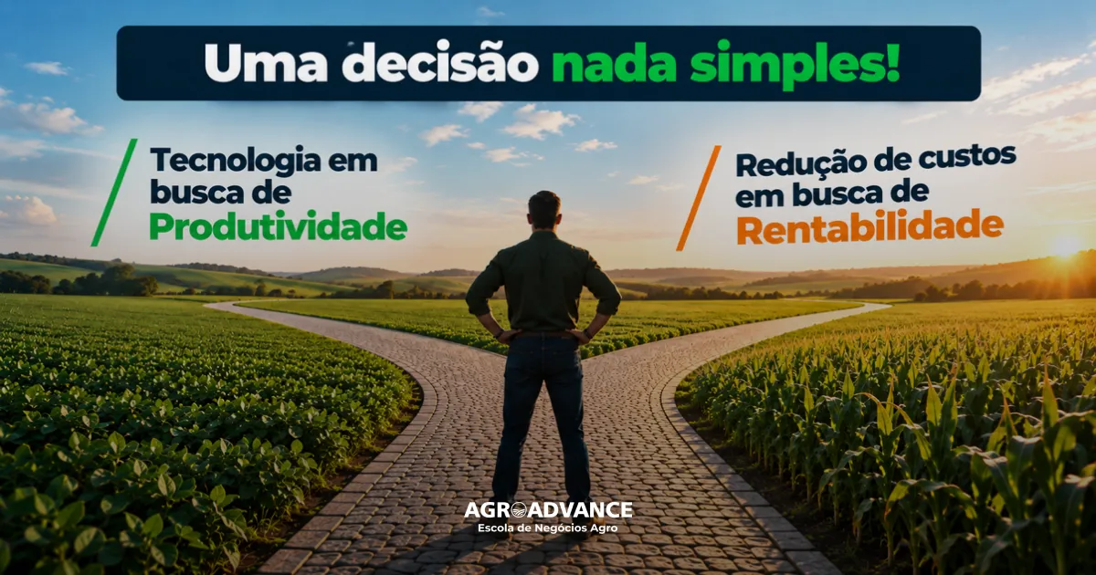 safra 20/27 reduzir custos ou aumentar a produtividade?